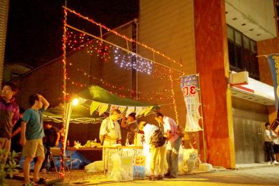 暗くなっても収集場所が分かるよう...