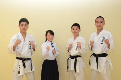 空手の全国大会に挑む中学生