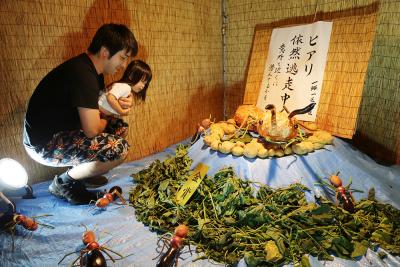 強毒の「ヒアリ」を表現した1班が...