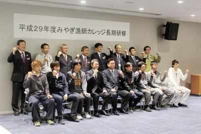 村井知事と面談した漁師カレッジの...