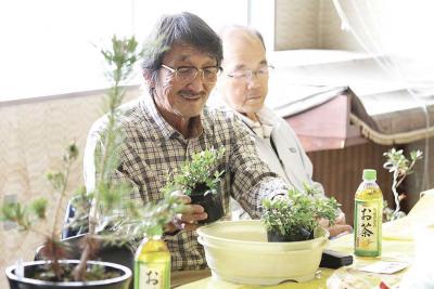 自然と触れ合うといつのまにか笑顔だ